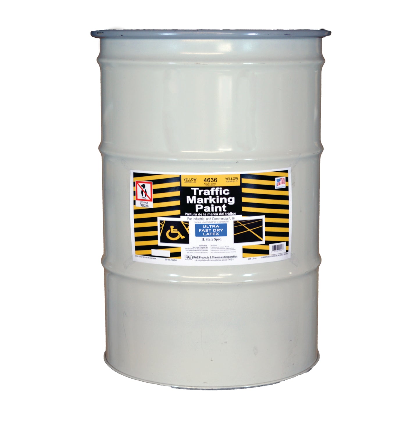 RAE Ultra-Fast Dry Latex Yellow 55 gallons