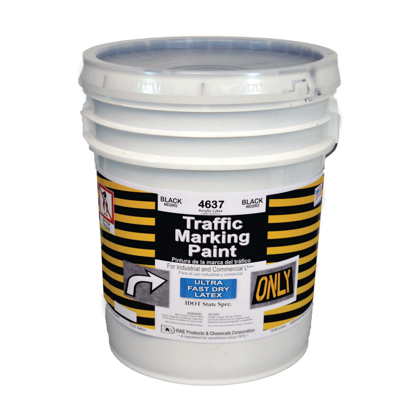 RAE Ultra-Fast Dry Latex Black 5 gallons