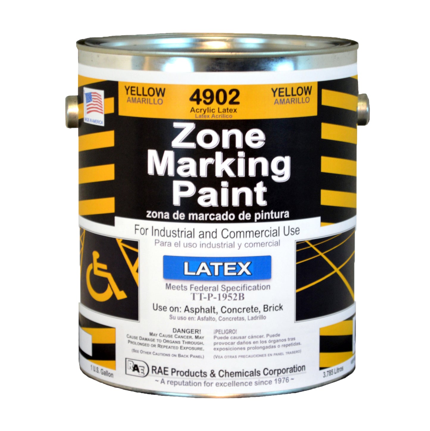 100% acrylic latex traffic paint