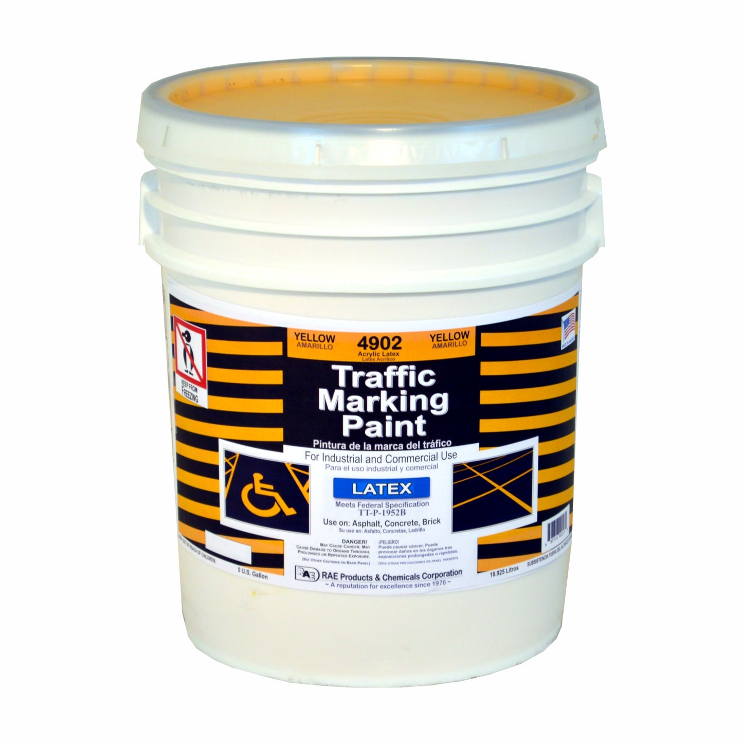 100% acrylic latex traffic paint