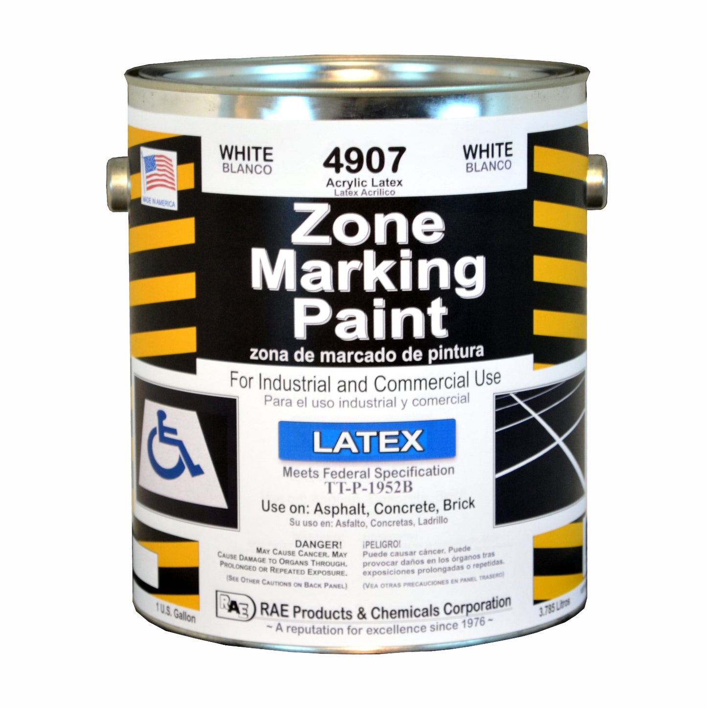 100% acrylic latex traffic paint