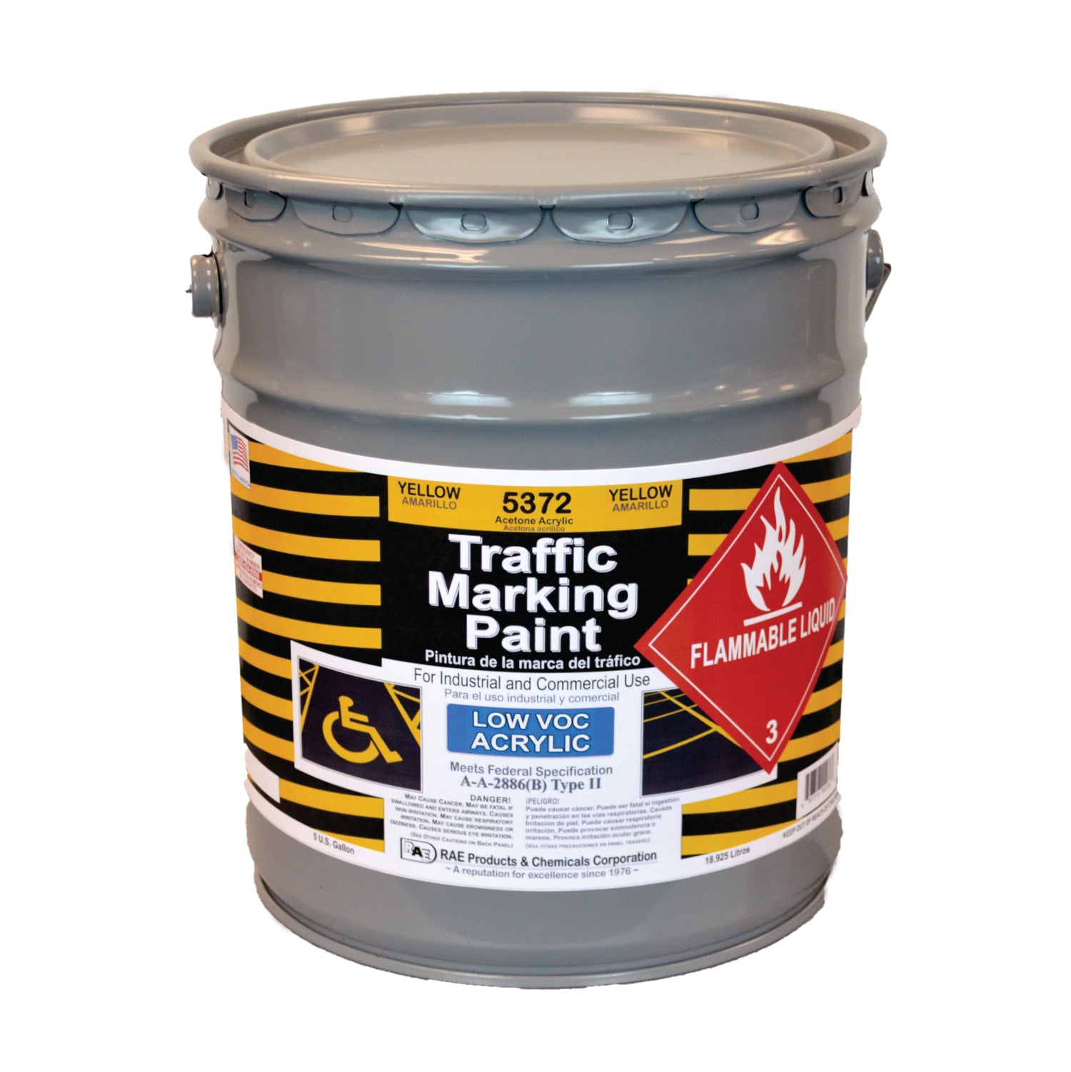 acetone acrylic traffic paint