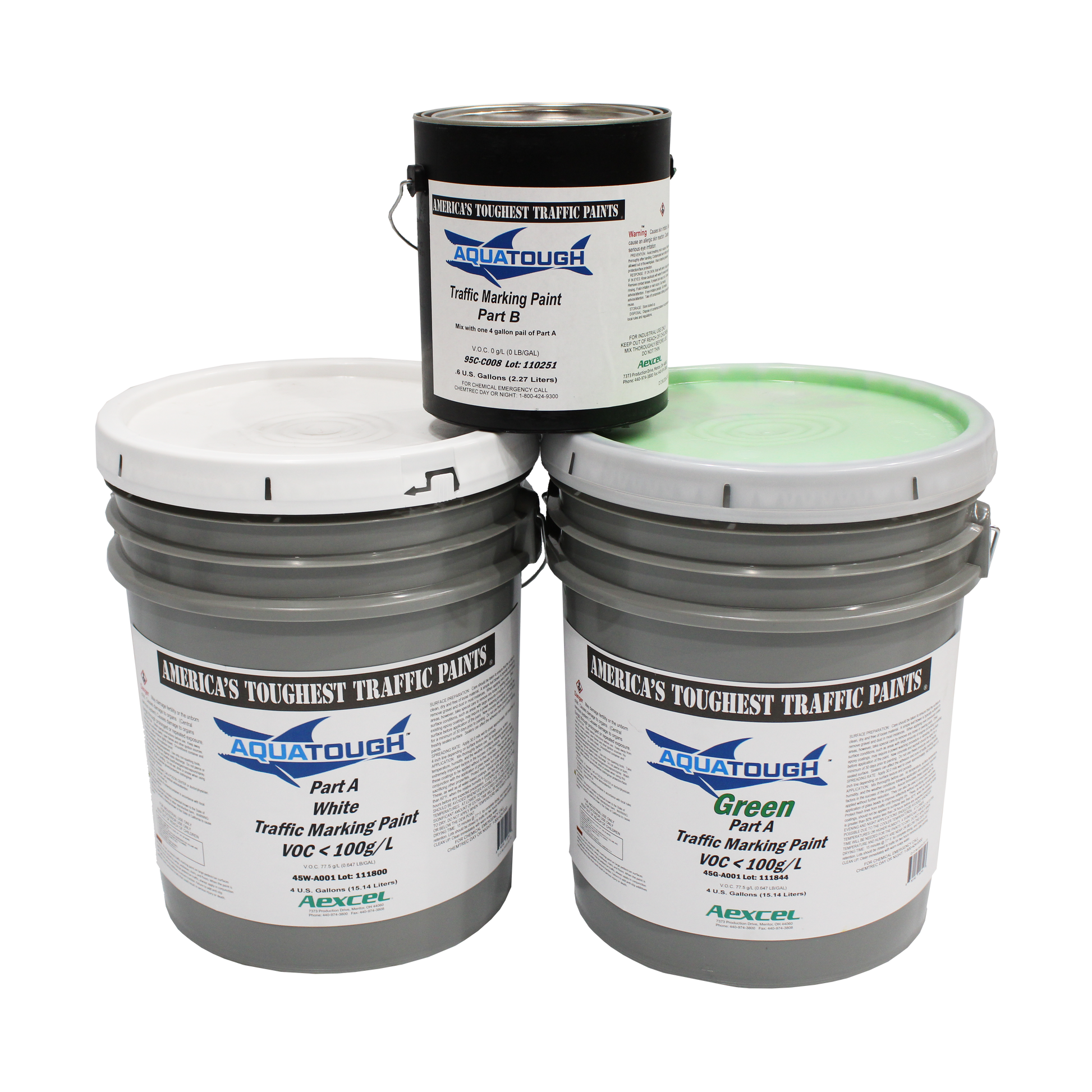 Product Full set including green, white, and Part B catalyst