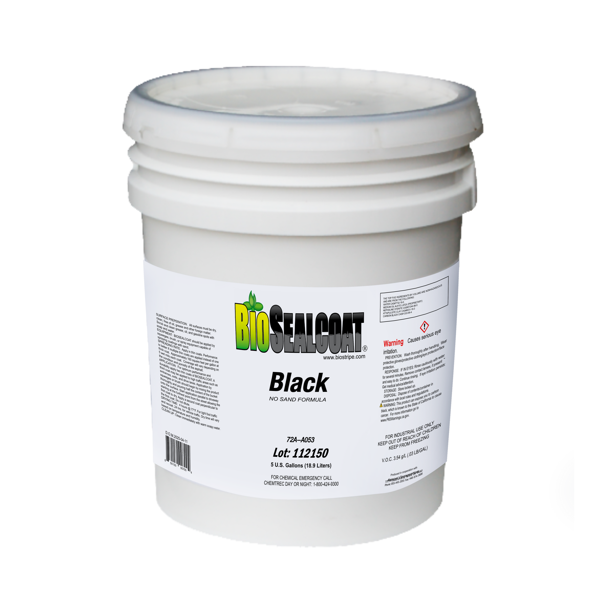 BioSealCoat Black Asphalt Driveway Resurfacer Main Image