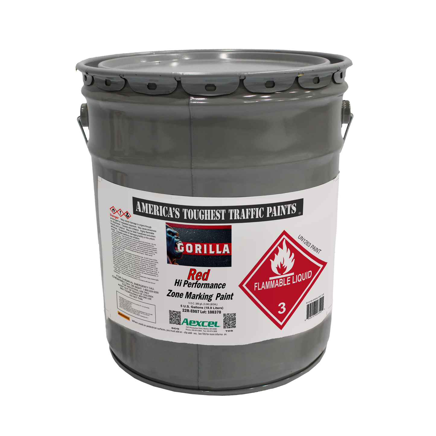 Gorilla Solvent-borne Acrylic Marking Paint Red