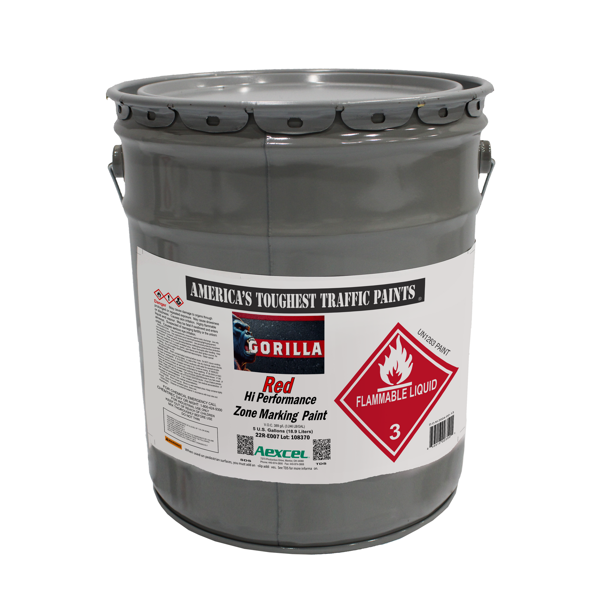 Gorilla Solvent-borne Acrylic Marking Paint Red