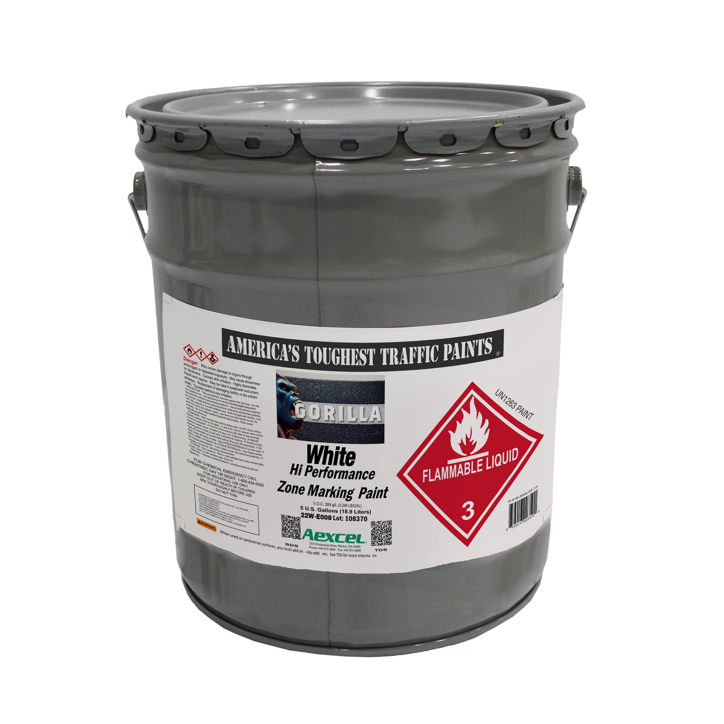 Gorilla Solvent-borne Acrylic Marking Paint White