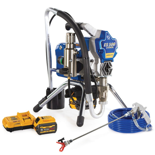 A picture of Graco ES 500 Battery-Powered Airless Stencil Rig