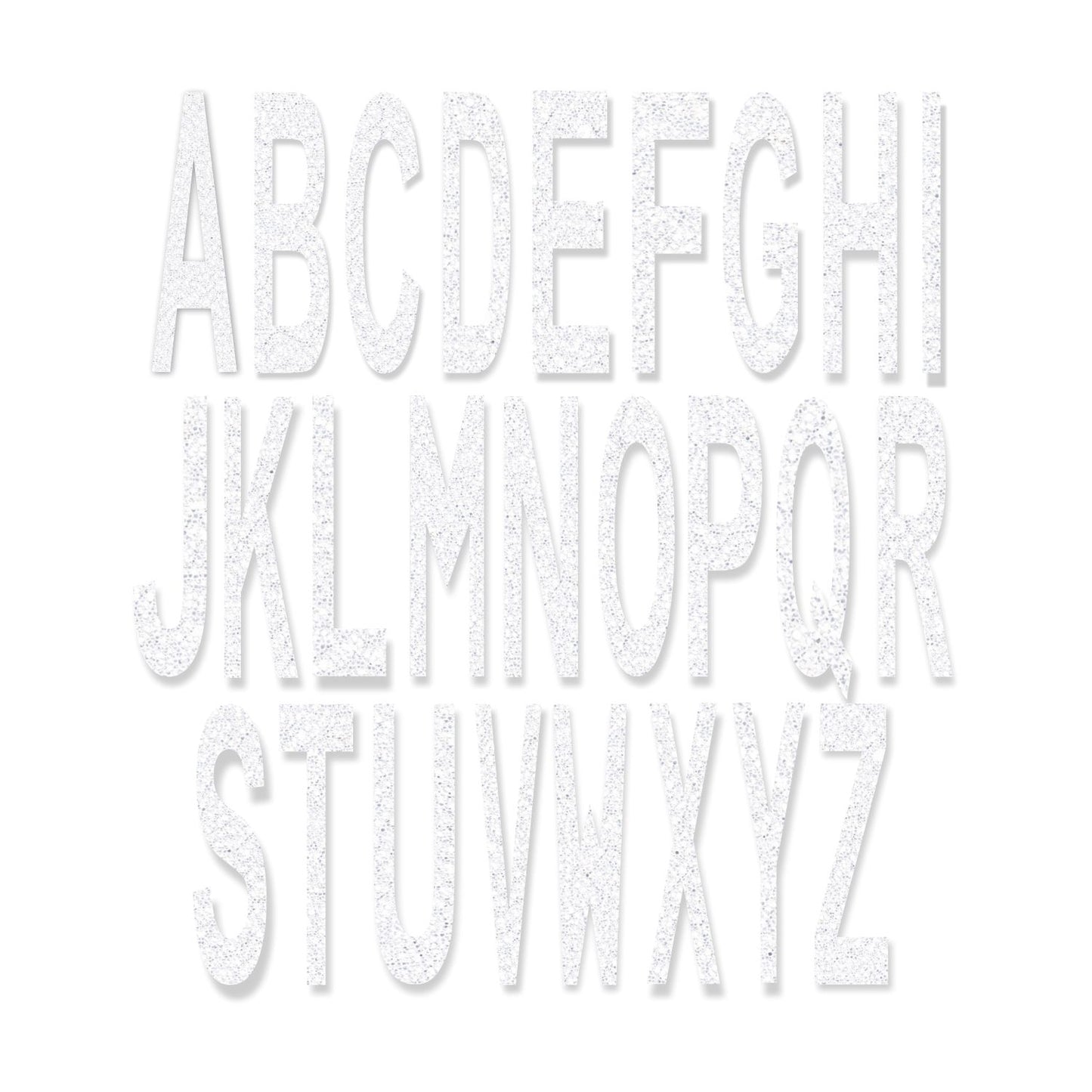 Preformed Thermoplastic Single Letter 8'