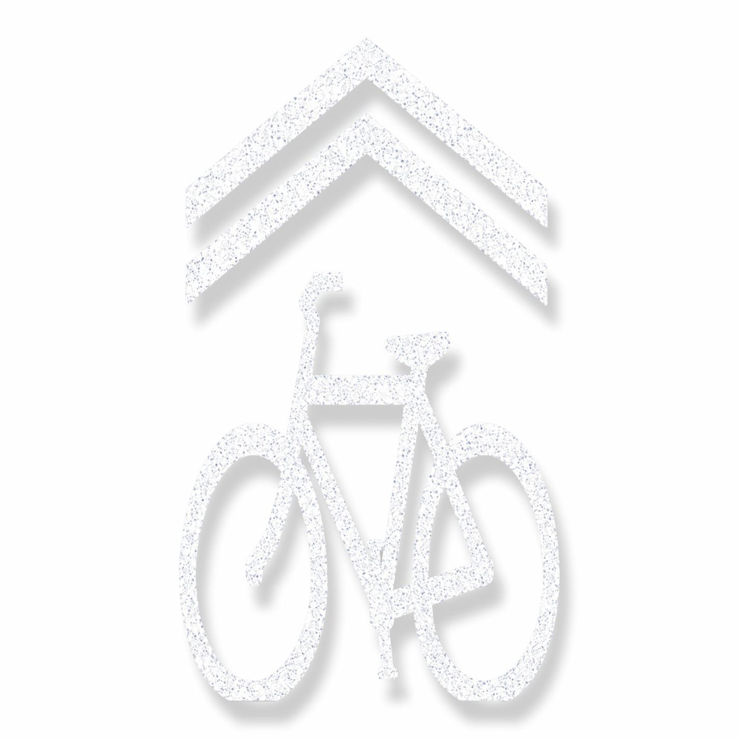 Preformed Thermoplastic Bicycle Shared Lane Symbol (MUTCD)