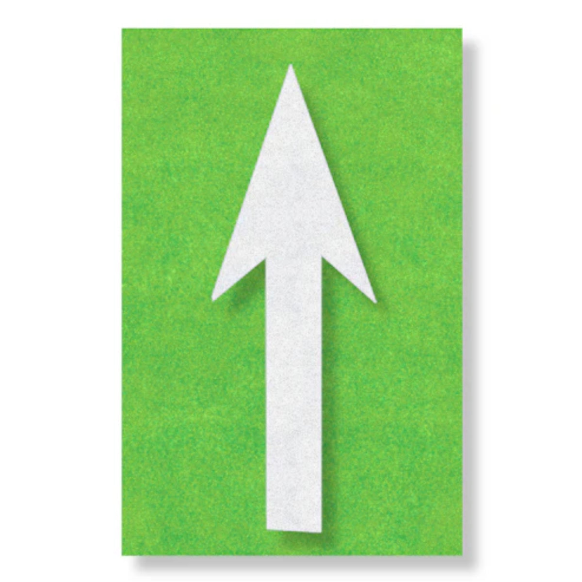 Preformed Thermoplastic Straight Arrow with Contrast Box