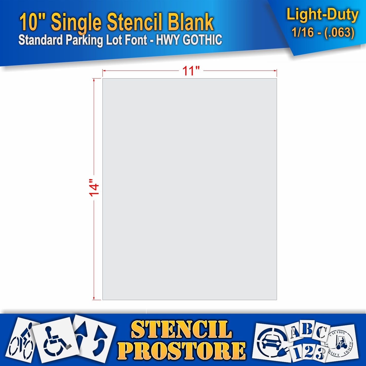 10" Alphabet Kit Stencil