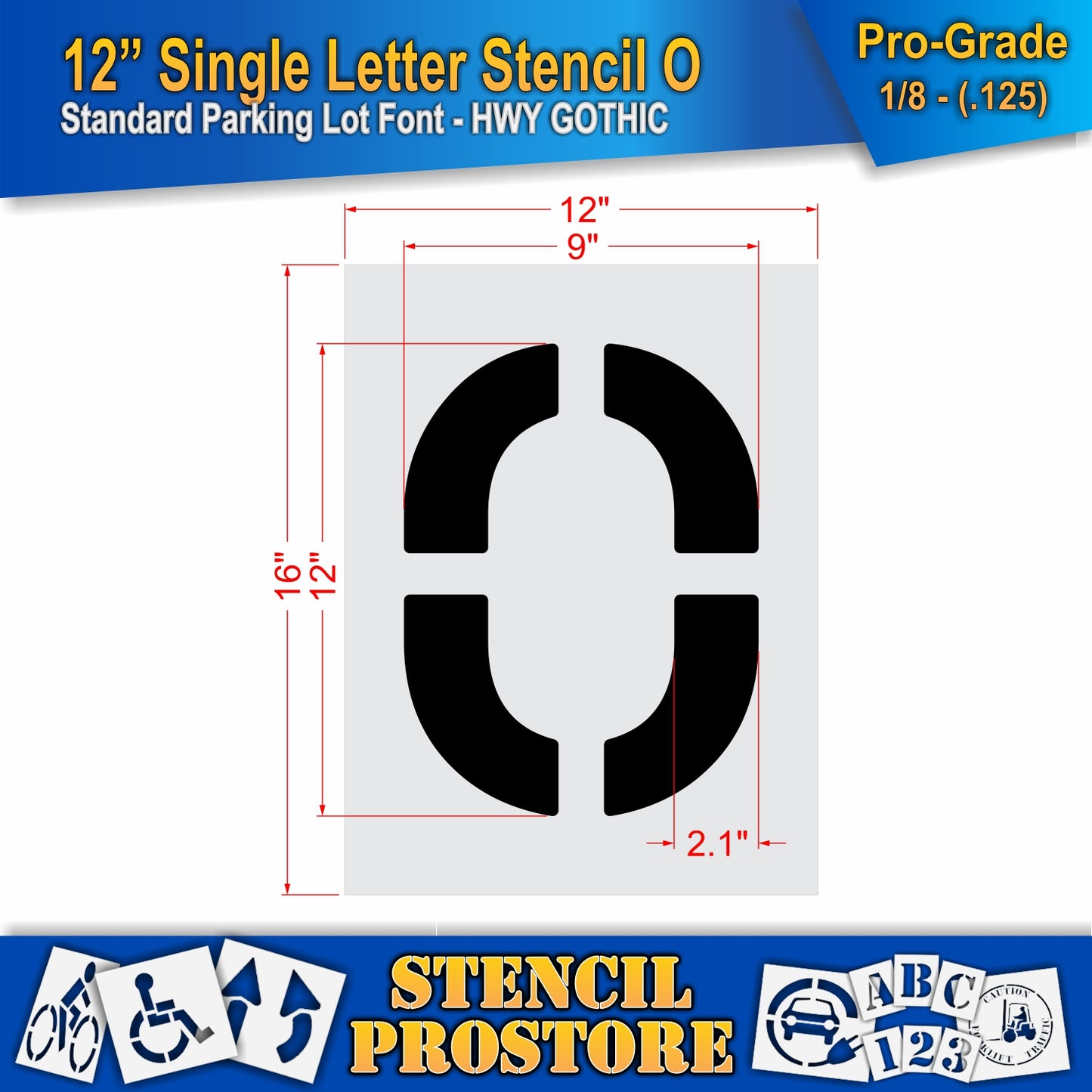 12" Alphabet Kit Stencil