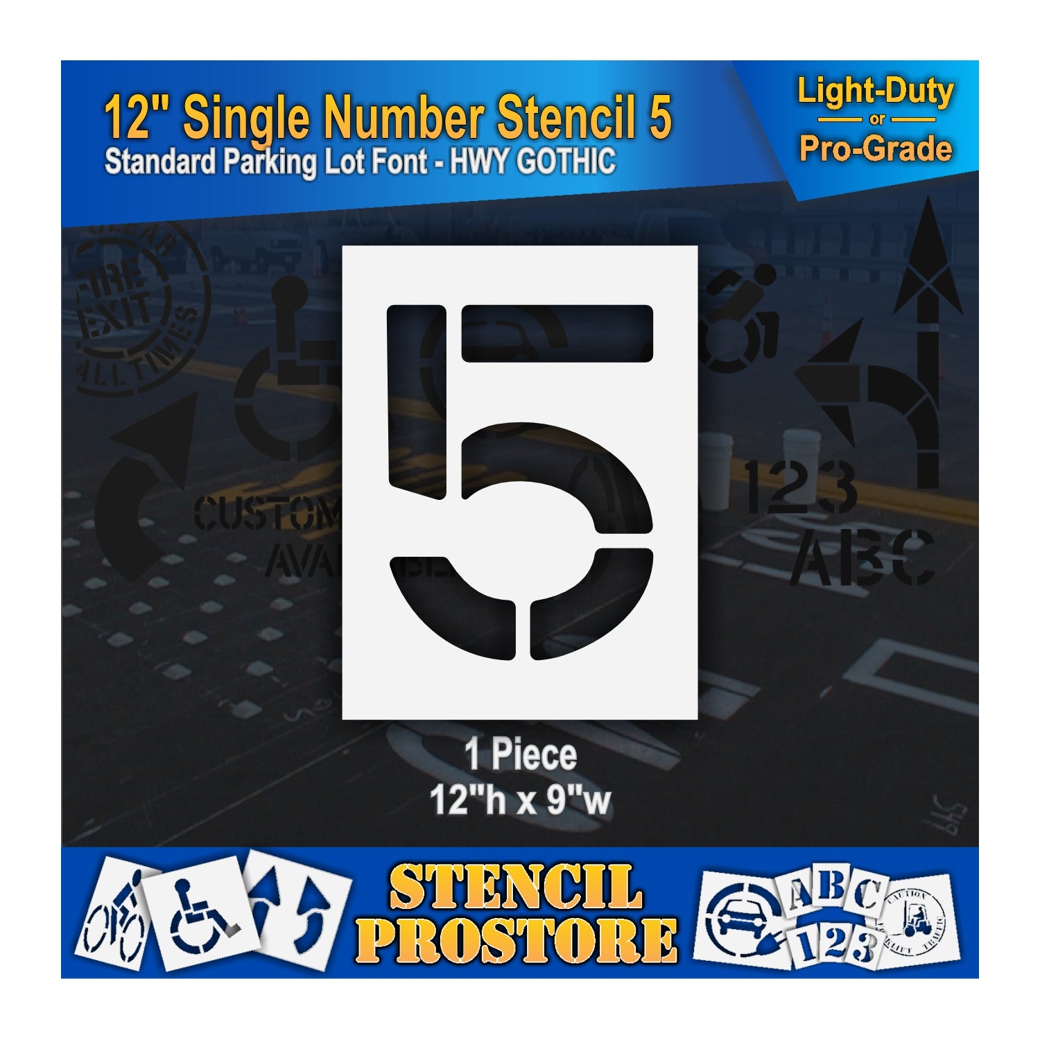 12" number 5