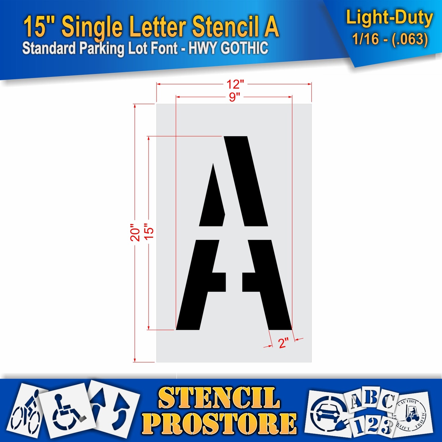 15" Alphabet Kit Stencil