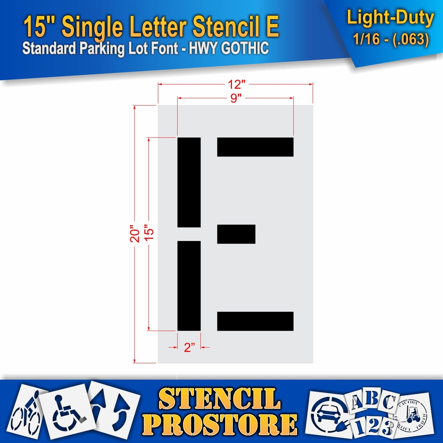 15" Alphabet Kit Stencil