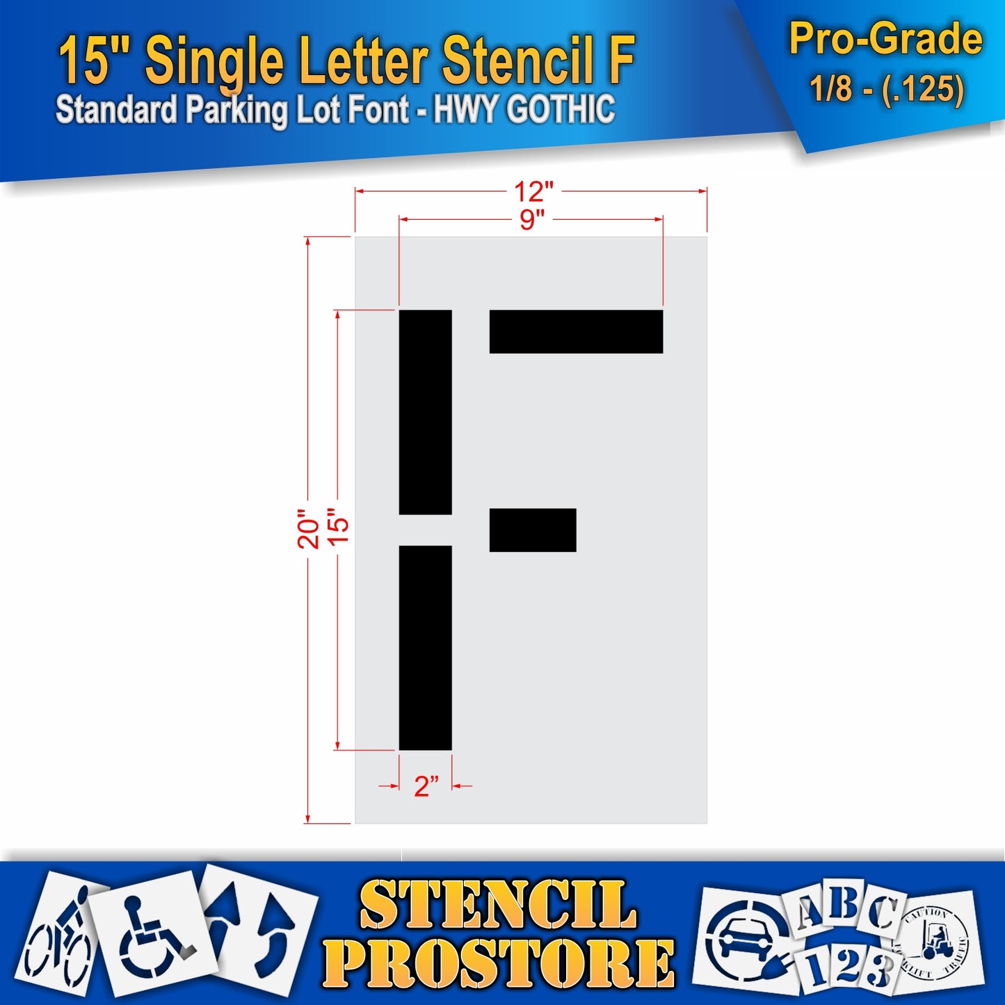 15" Alphabet Kit Stencil