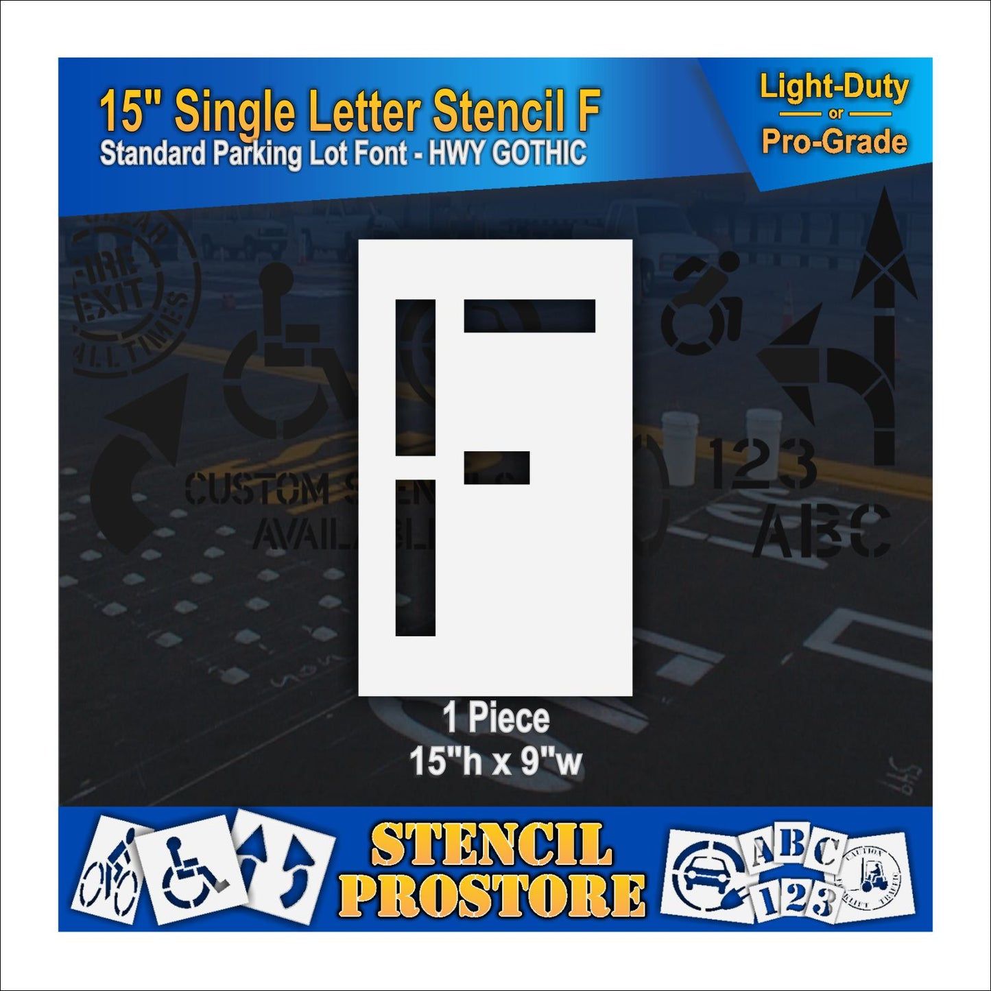 15" Alphabet Kit Stencil