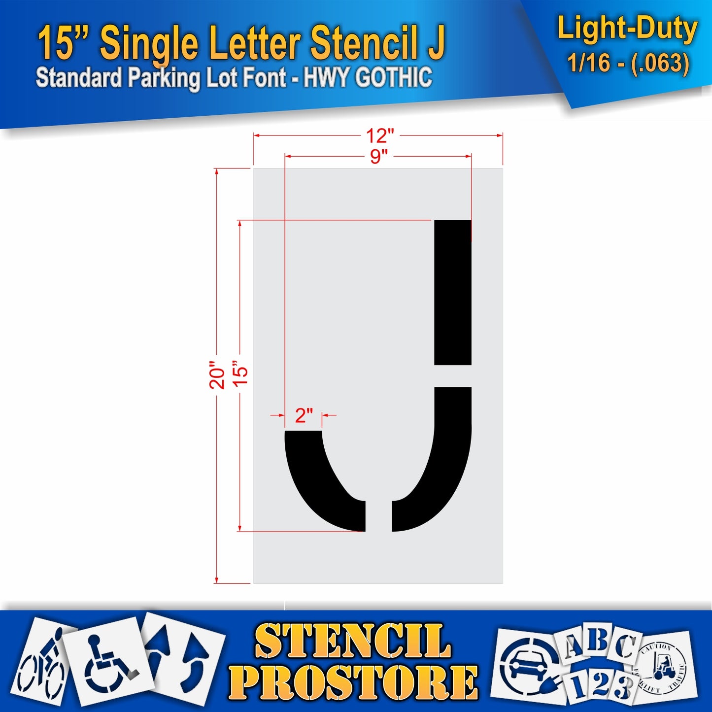 15" Alphabet Kit Stencil