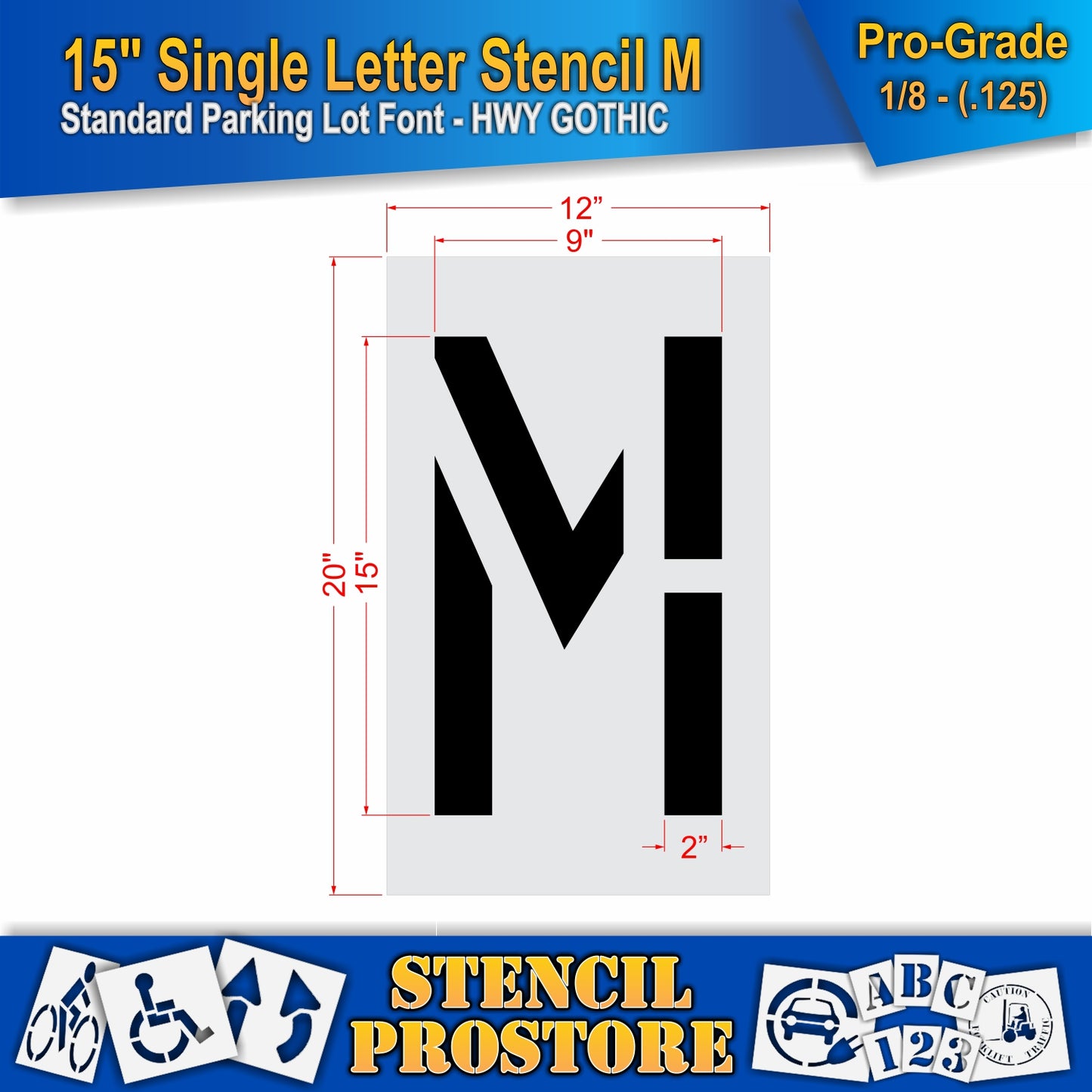 15" Alphabet Kit Stencil