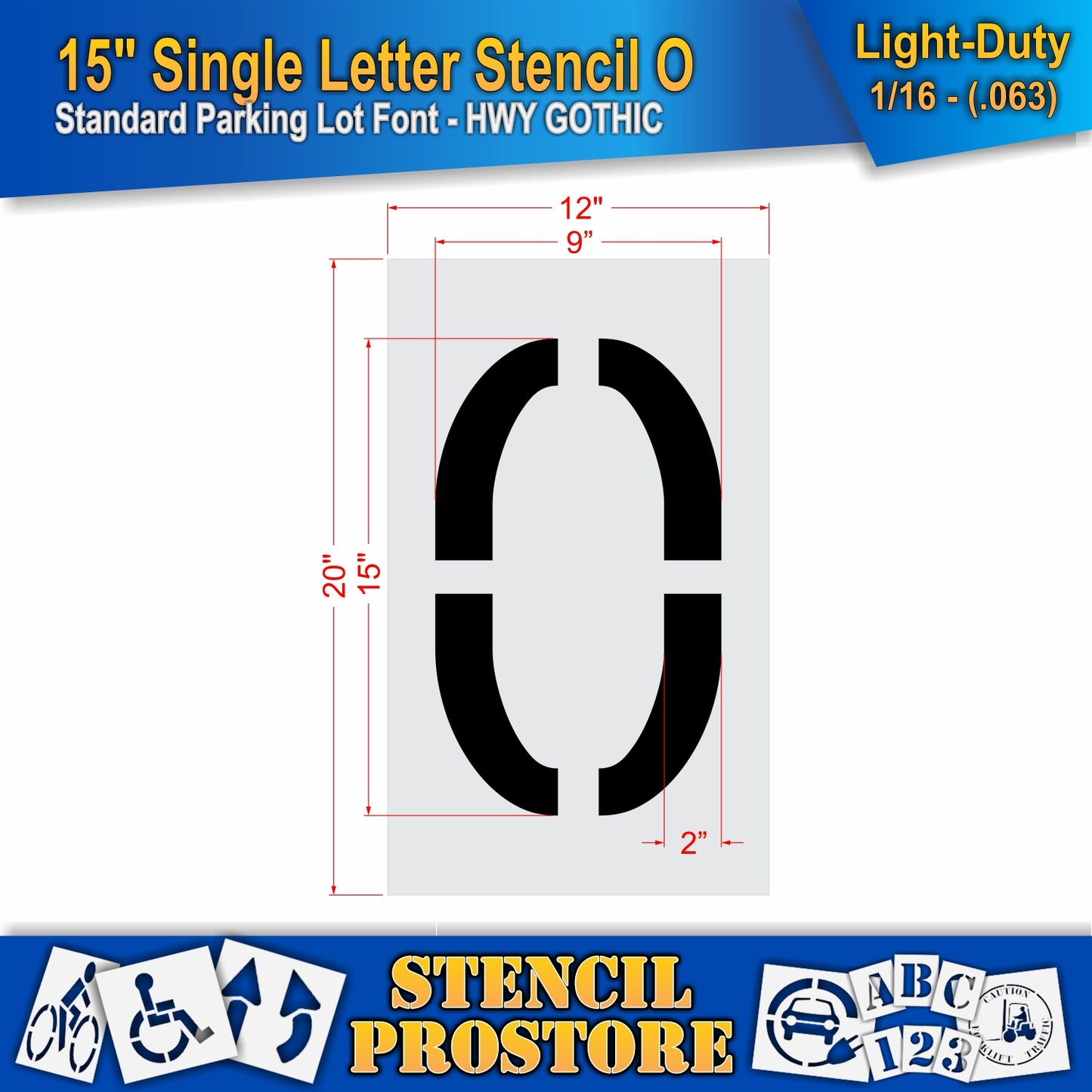 15" Alphabet Kit Stencil