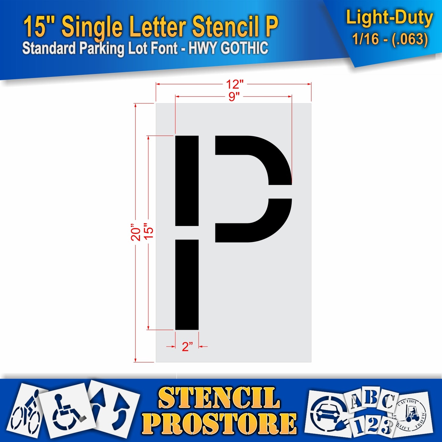 15" Alphabet Kit Stencil