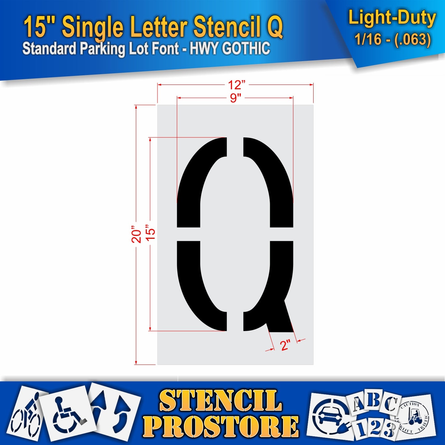15" Alphabet Kit Stencil