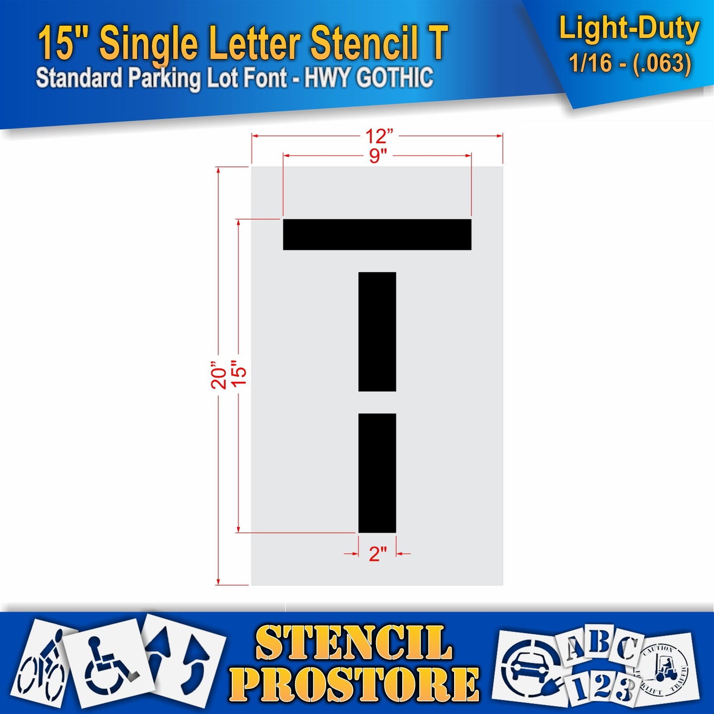 15" Alphabet Kit Stencil