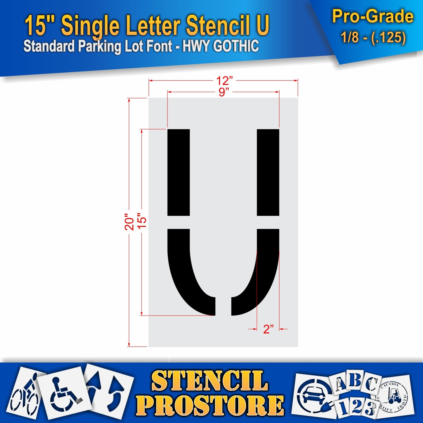 15" Alphabet Kit Stencil