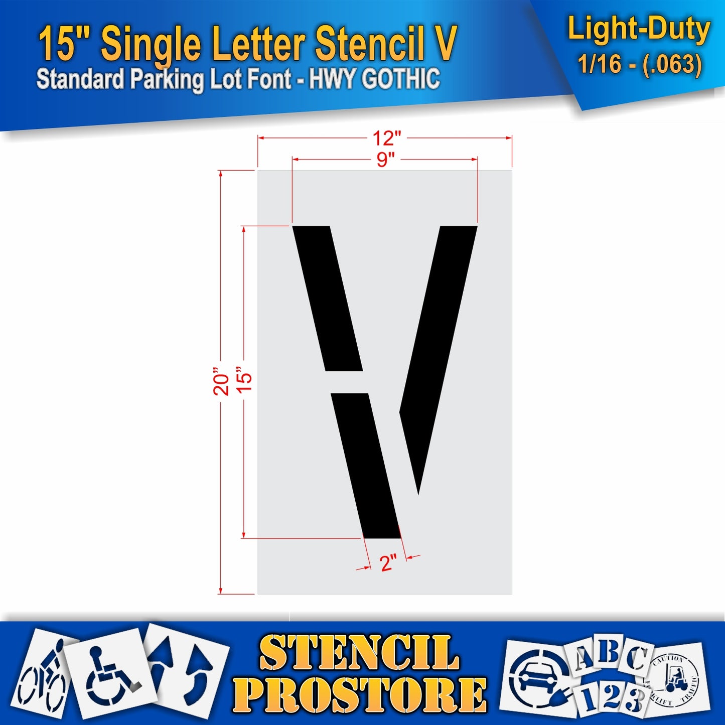 15" Alphabet Kit Stencil