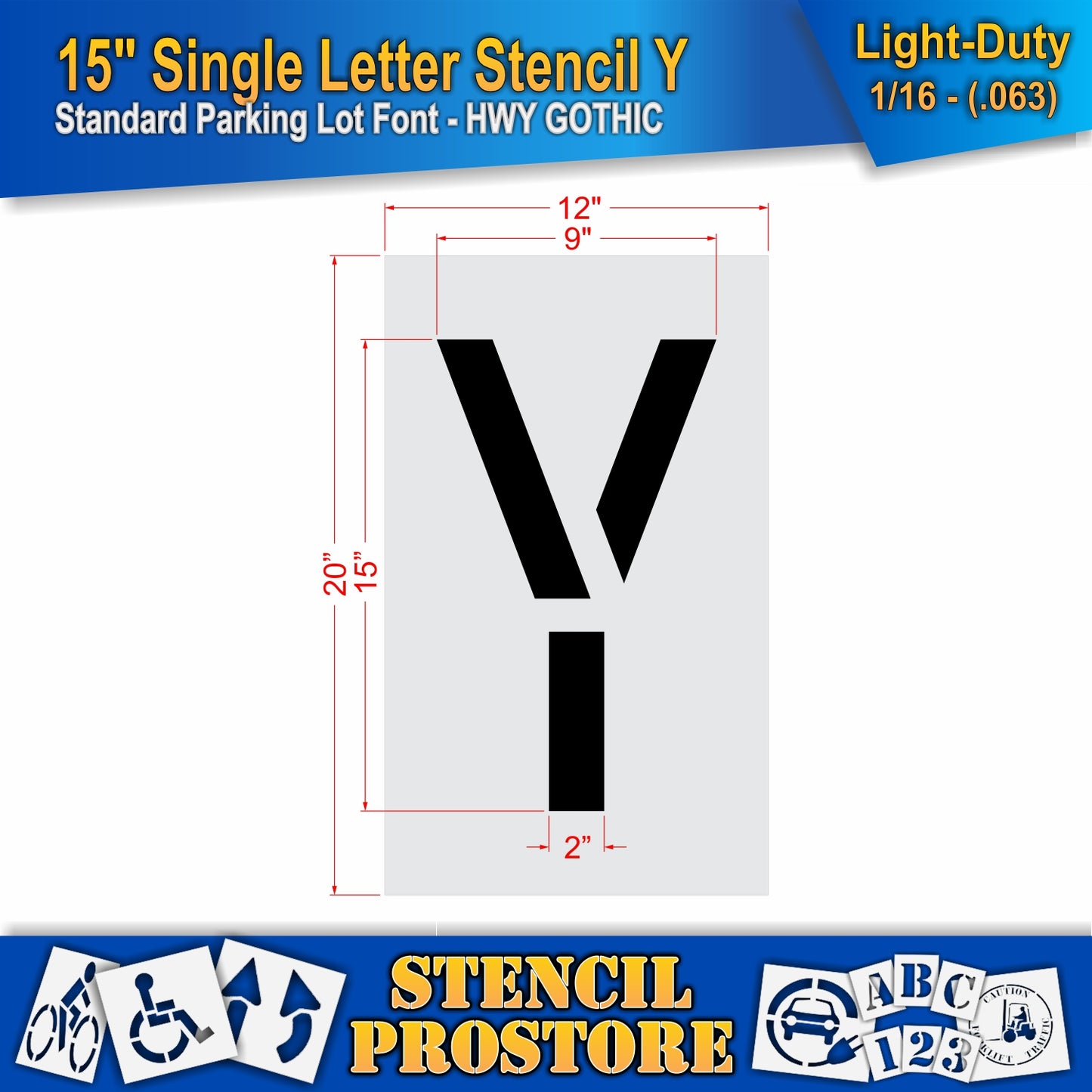 15" Alphabet Kit Stencil
