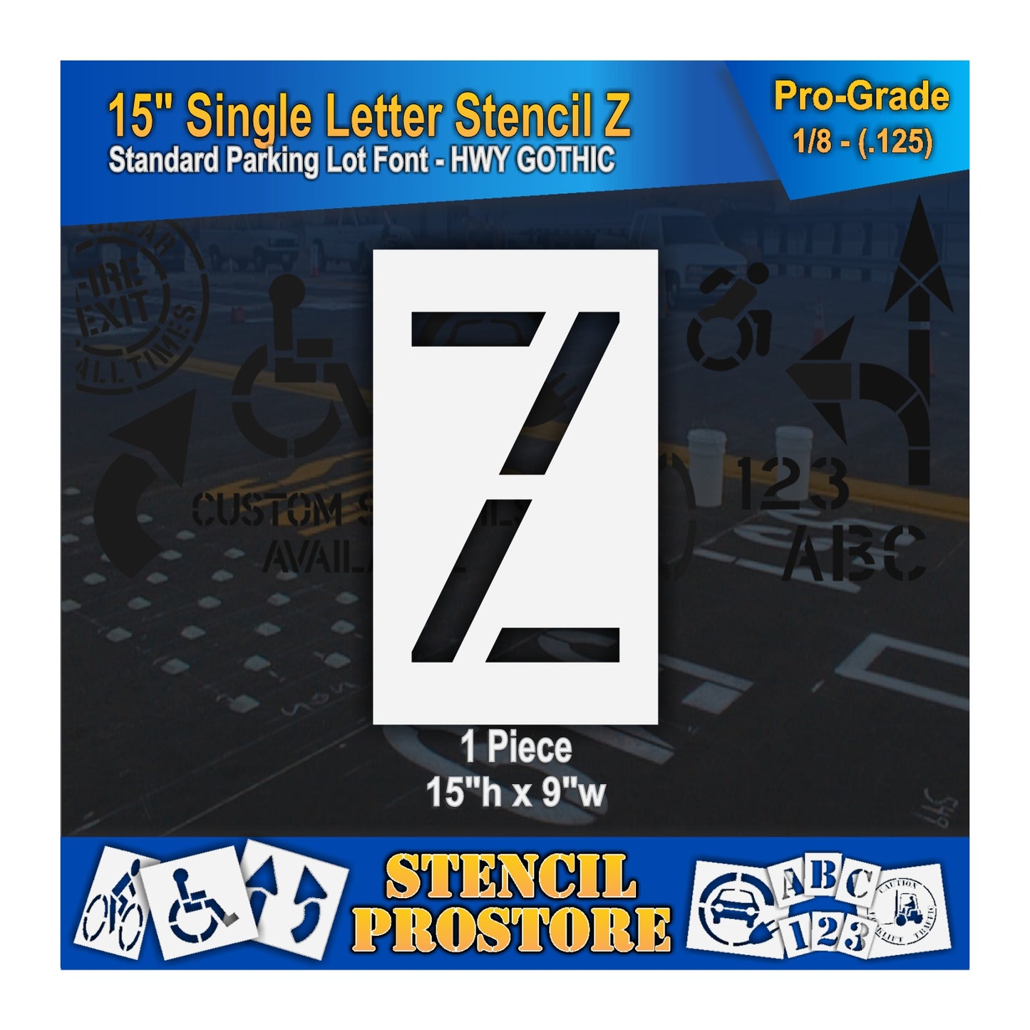 15" Alphabet Kit Stencil