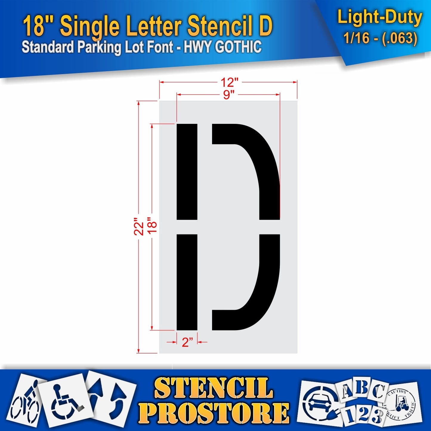 18" Alphabet Kit Stencil