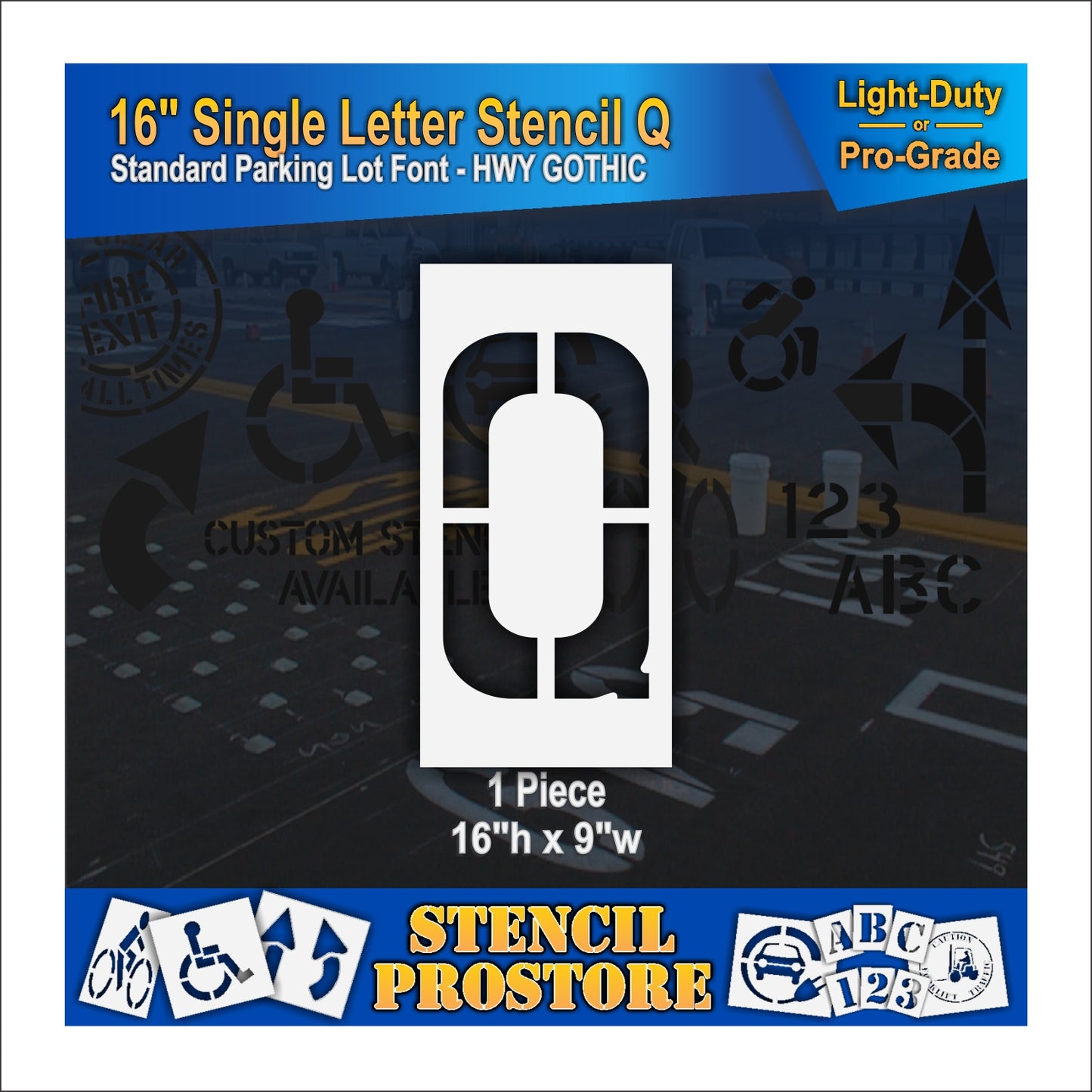 18" Alphabet Kit Stencil