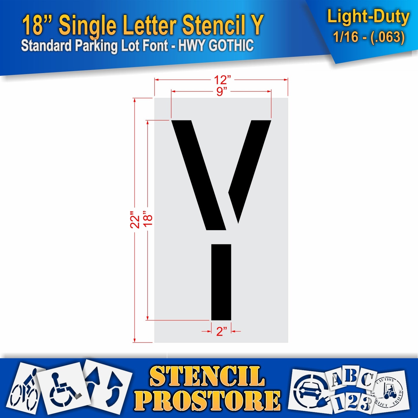 18" Alphabet Kit Stencil