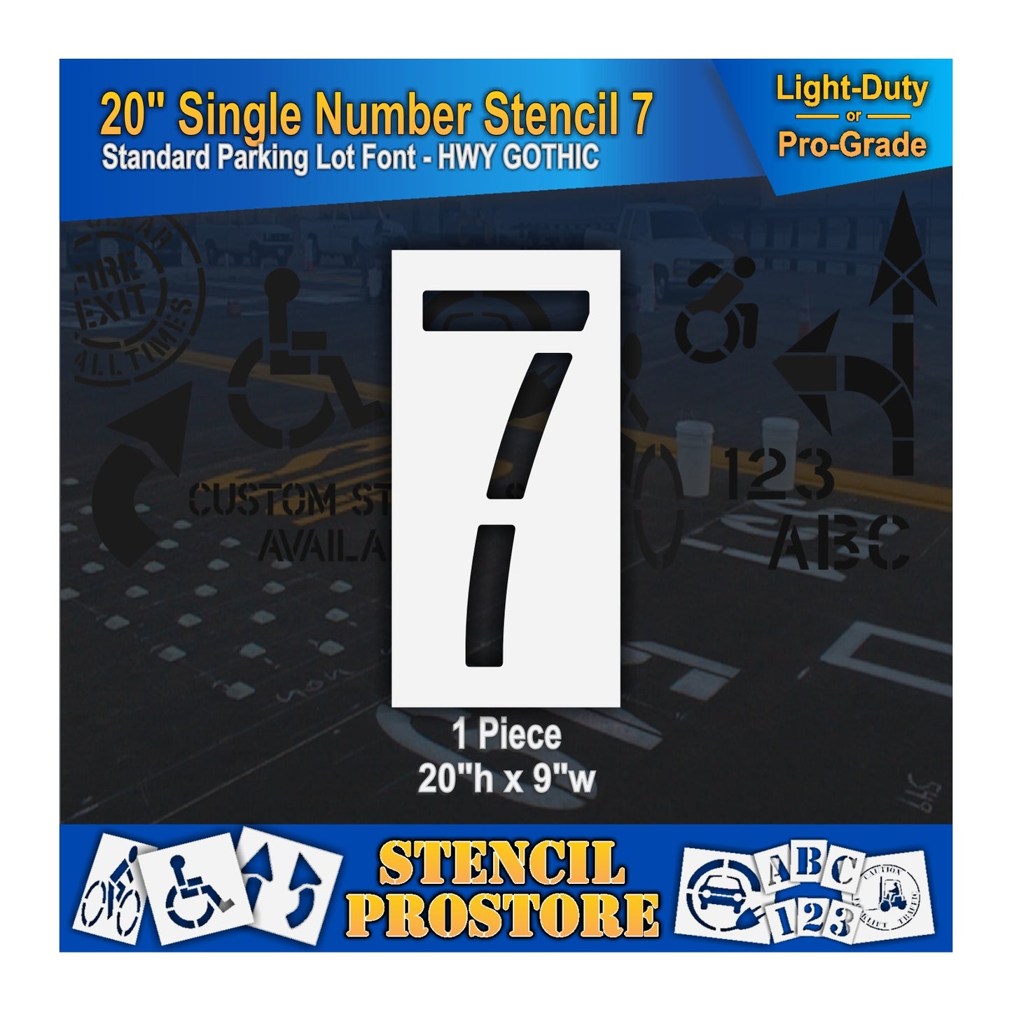 20" Number Kit Stencil