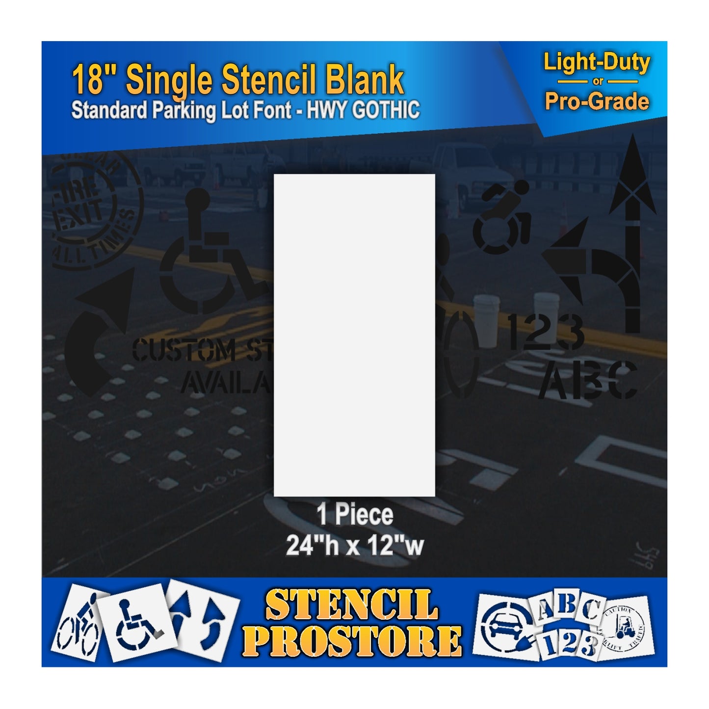 20" Number Kit Stencil