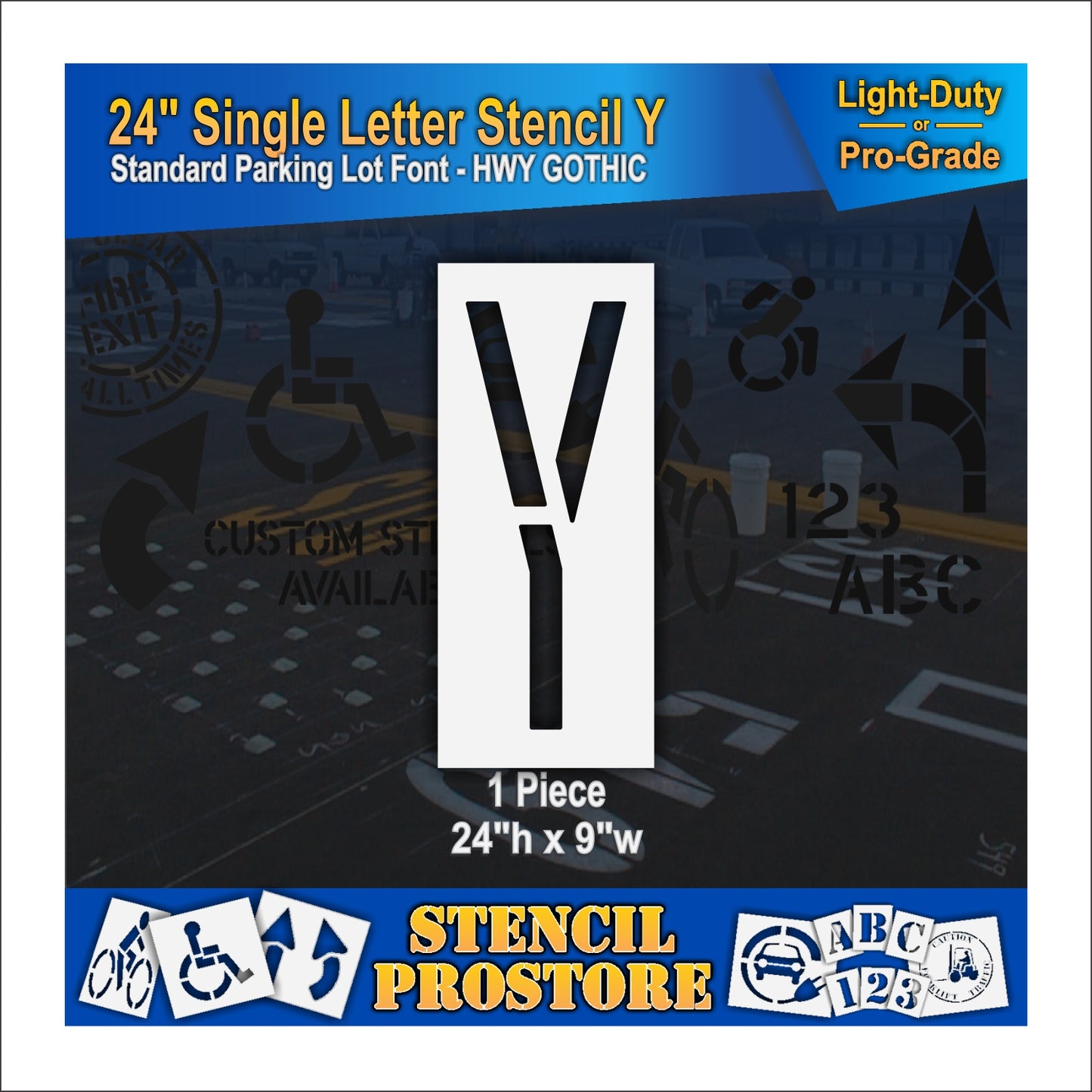 24" Alphabet Kit Stencil