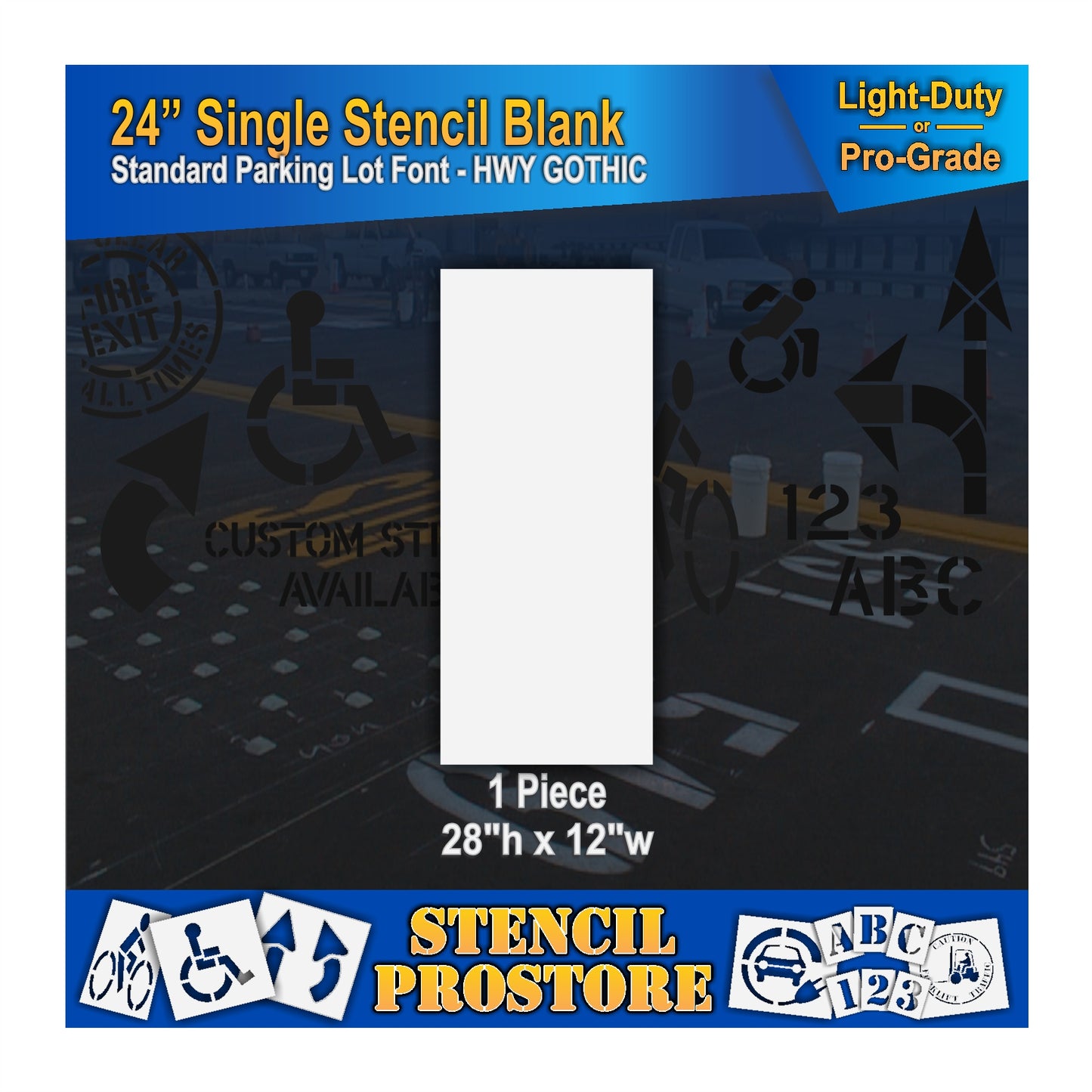 24" Number Kit Stencil