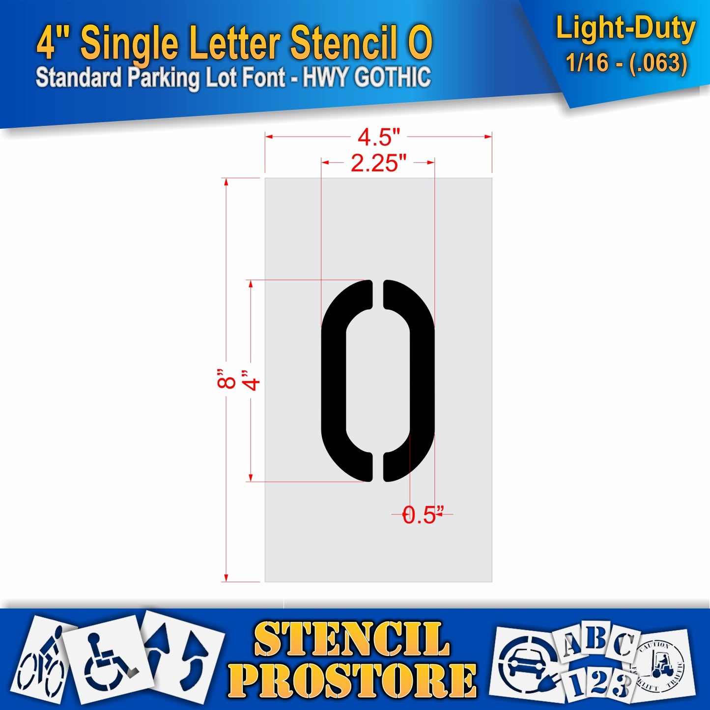 4" Alphabet Kit Stencil