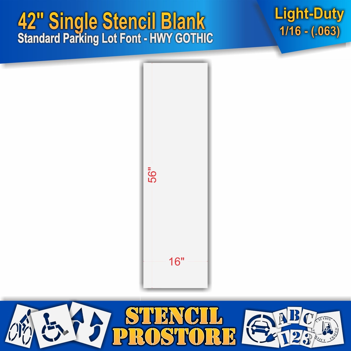 42" Number Kit Stencil