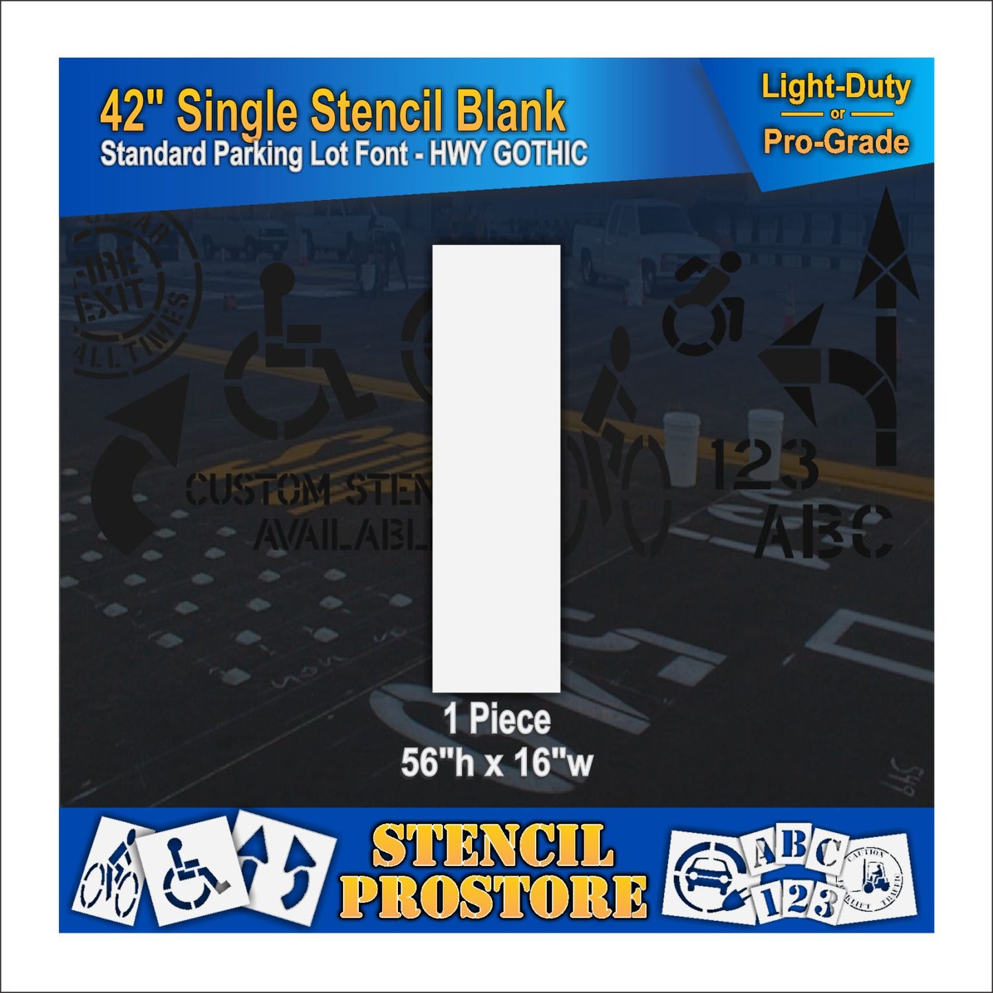 42" Number Kit Stencil
