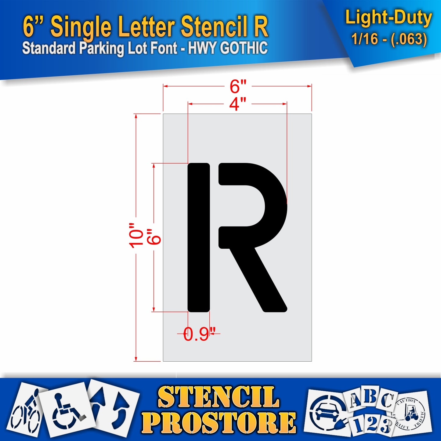6" Alphabet Kit Stencil