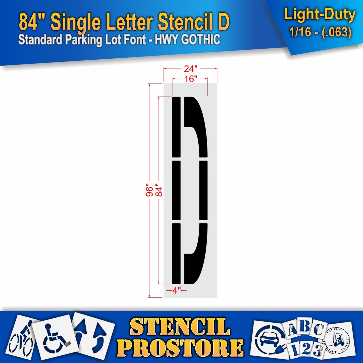 84" Alphabet Kit Stencil