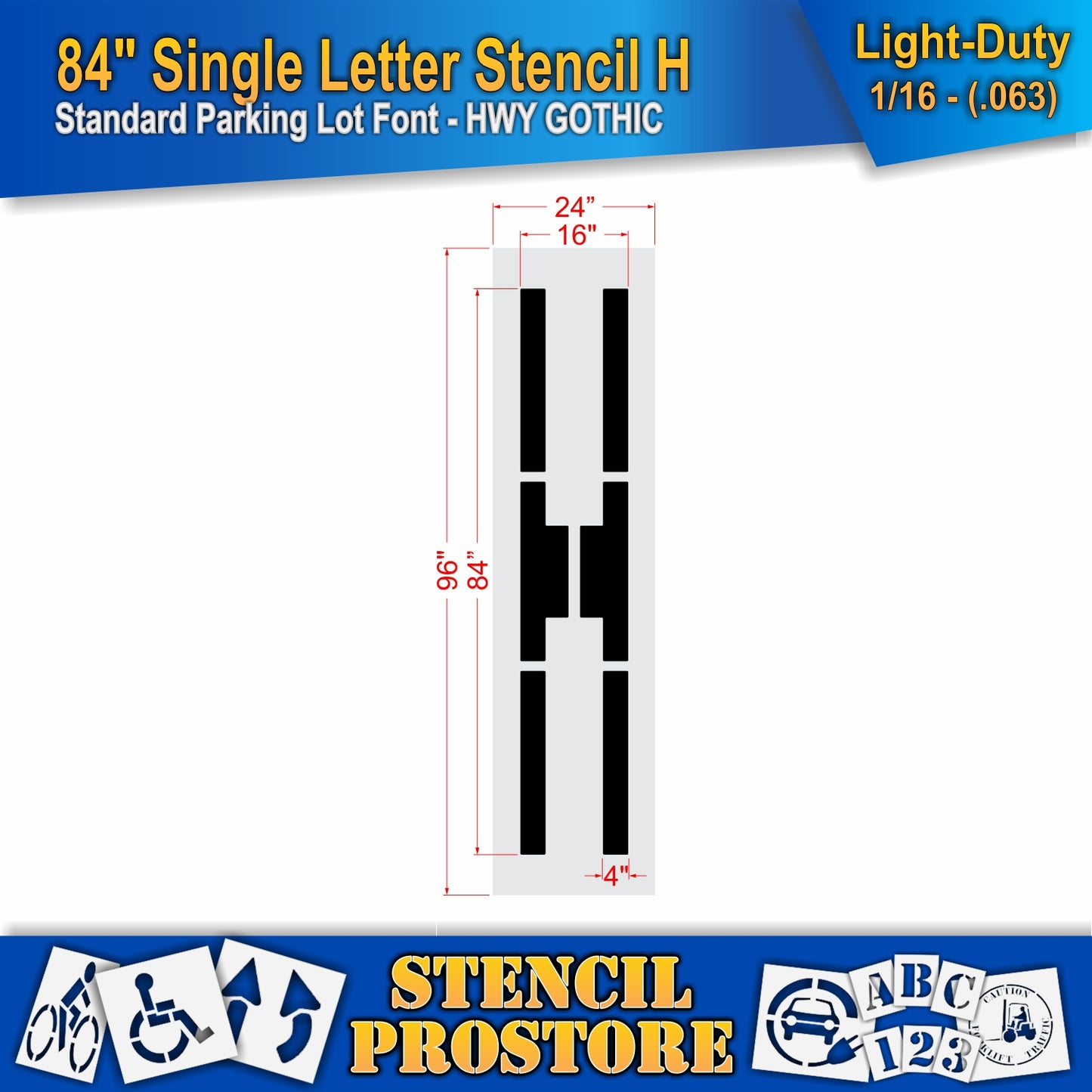 84" Alphabet Kit Stencil