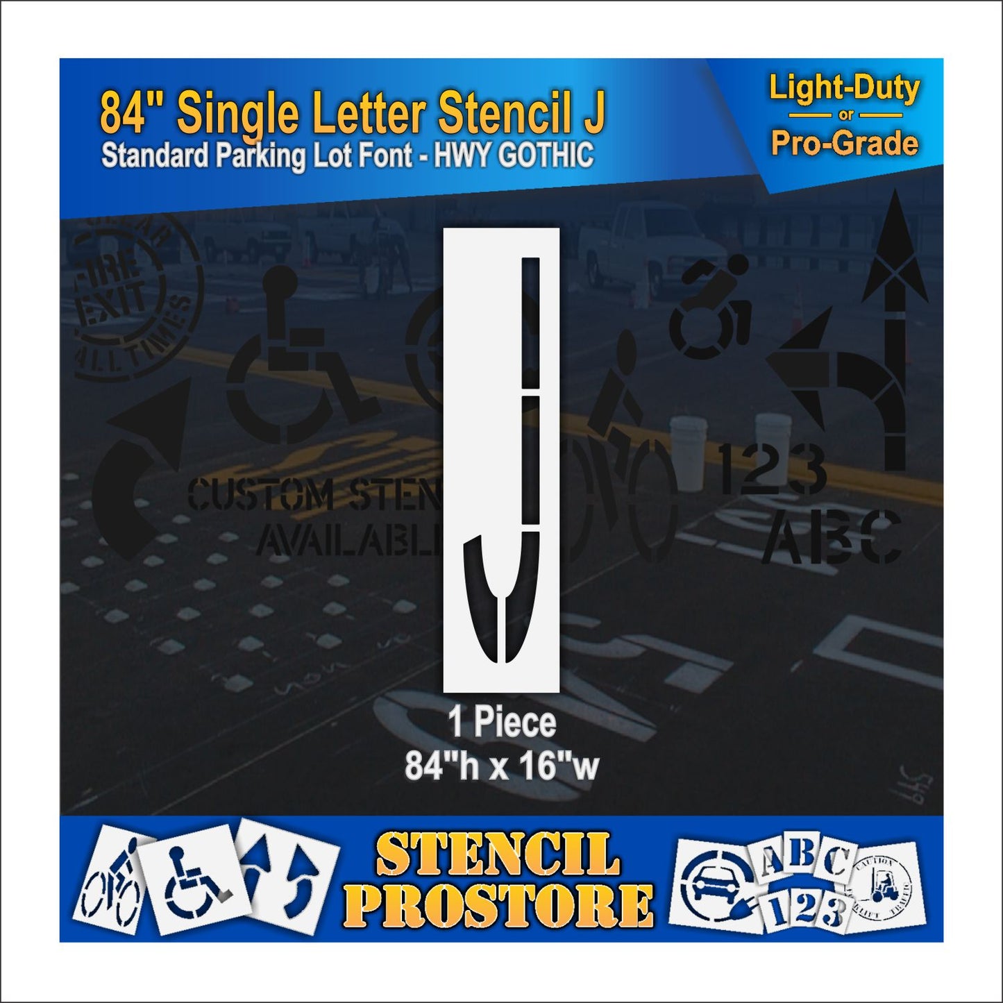 84" Alphabet Kit Stencil