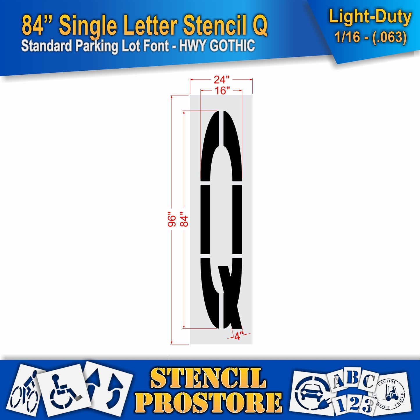 84" Alphabet Kit Stencil