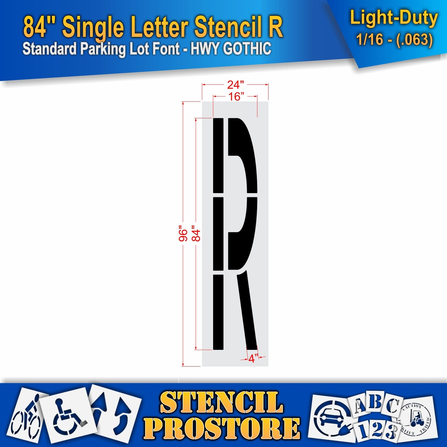 84" Alphabet Kit Stencil