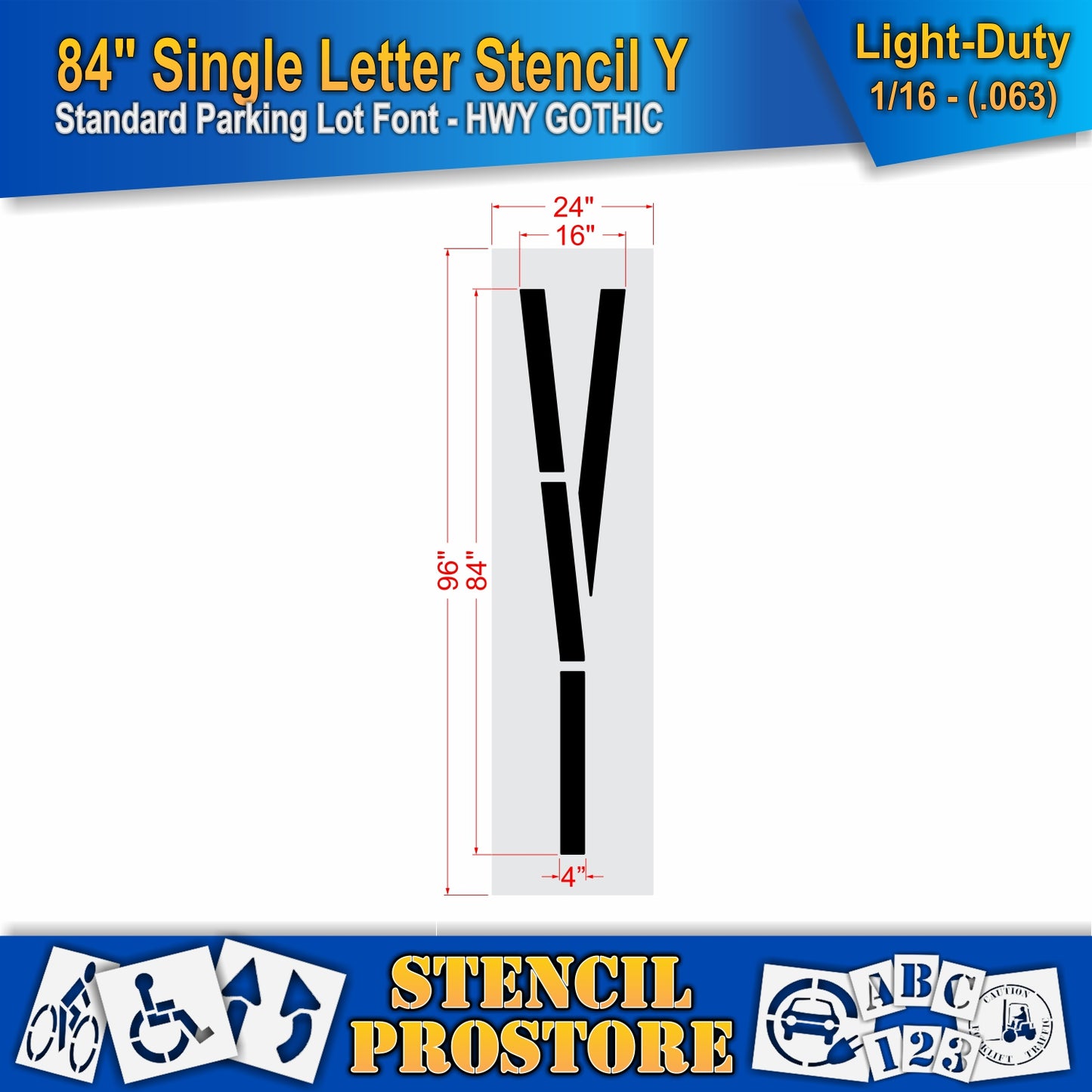 84" Alphabet Kit Stencil