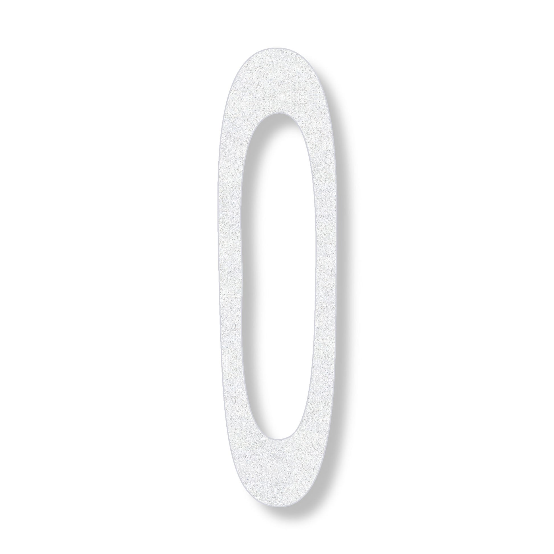 White preformed thermoplastic number 0